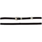 M&F Western Products M&F Suede Tipped Hat Band Silver