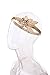 Vijiv Rose Gold Beaded Headband Headpiece Vintage 1920s Great Gatsby Flapper