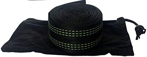Adahill(TM) Hammock Hanging Belt Hammock Strap Tree Rope Load 2000kg 2802.5cm Hangtight Straps (Green)