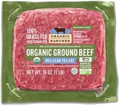 Organic Rancher, Organic Ground Beef 85% Lean/15% Fat, 16 Ounce