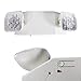eTopLighting 2pcs x 12 LED (x2 Brightness) Emergency Exit Light Fixtures - Standard Square Head UL924 Dual Side Head Light Angle Adjustable Fixture, 15.7 x 5.9 x 4.5 inches, AGG2460