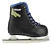 American Athletic Shoe Boy's Little Rocket Double Runner Ice Skates, Black, 9