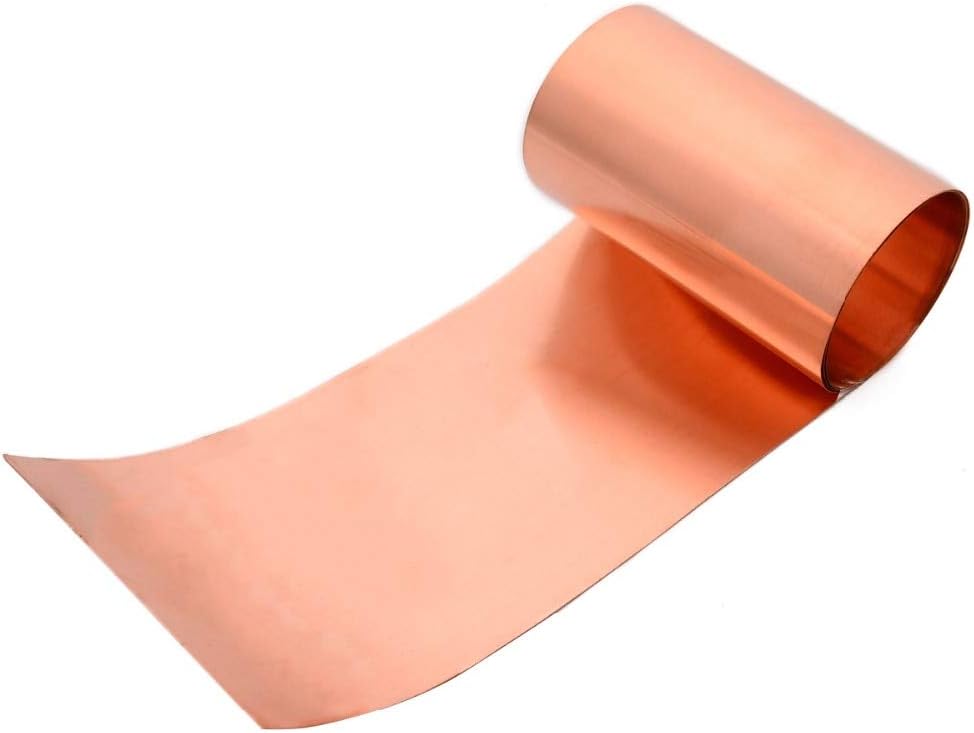 High Purity Copper Sheet Roll Cu Metal Sheet Foil Plate 0.2mmx100mmx1000mm