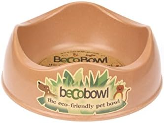 Large Brown Dog Feeding Bowl