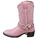 Durango Lil' Pink N Chrome BT568 Western Boot (Toddler/Little Kid/Big Kid)