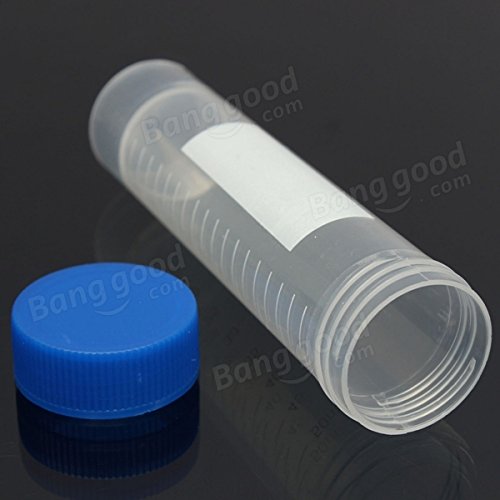 Pink Lizard 50ml Graduated Plastic Eppendorf Centrifuge Tube Self Standing With Screw Cap