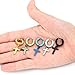 CrazyPiercing Stainless Steel Mens Womens Hoop Earrings Piercings Huggie Hypoallergenic (Cross Earrings 5Pair)