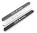 ZEVA Nail Buffing File Replacement Set - 3 Piece Professional Nail Tool - Durable High-Quality Crystal Made Protects Nails While Keeping Them Smooth, Strong, and Shiny