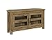 Walker Edison Modern Farmhouse Wood Corner Universal TV Stand for TV's up to 50