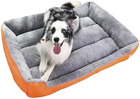 Auboa cat Dog Bed-Washable pet Kennel House Plush Pillow Sofa Coach Style