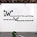 VODOE Inspirational Wall Decals, Gym Wall Decal, Motivational Quote Indoor Fitness Sports Workout Art Home Decor Vinyl Stickers When You Feel Like Quitting Think About Why You Started 31