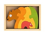 BeginAgain Bear Family Puzzle