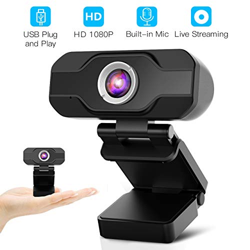 HD Webcam,Homga PC Webcam 1080P Game Web Camera USB Webcam with Microphone Desktop Laptop Camera for Video Calling Conferencing Recording and Streaming (HD Webcam) - Thumbnail 7