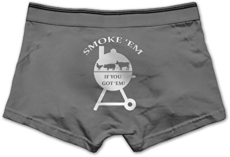 Men's Smoke 'em If You Got 'em Breathable Boxer Briefs Ash XXL
