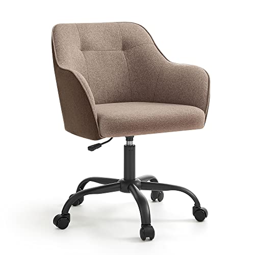 SONGMICS Homeoffice Stuhl, Drehstuhl, Schreibtischstuhl, höhenverstellbar, bis 110 kg belastbar, atmungsaktiver Stoff, für Arbeitszimmer, Schlafzimmer