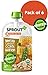 Sprout Organic Baby Food, Stage 3 Pouches, Sweet Pea & White Bean Plant Powered Protein, 4 Oz Purees (Pack of 6)