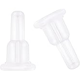 Silicone Earring Backs, Full Cover, 20PCS Clear Earring Backs Replacements, Hypoallergenic Earring Stoppers, Soft Ear Backings for Studs Hook Earrings