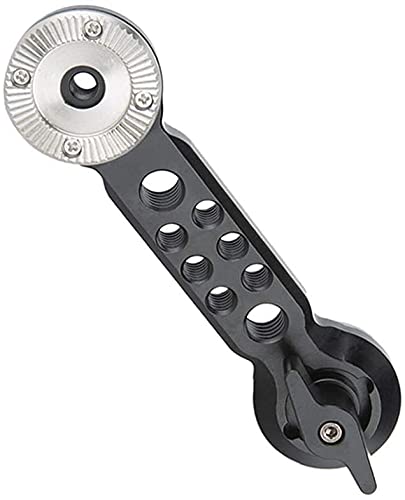 NICEYRIG Extension Arm with Rosette for ARRI Standard Applicable Handgrip Gear with Rosette Mount for Camera Shoulder Rig