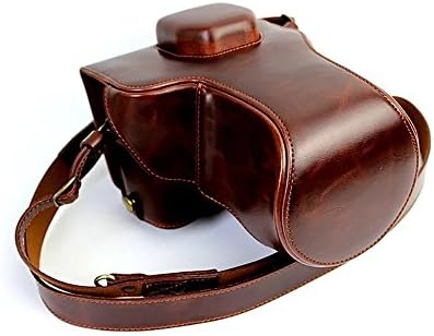 Eli Martina Deluxe Edition Protective Leather Camera Case, Bag for Sony Alpha a7II a7RII A7M2 Digital Camera with 24-70mm Lens (Coffee)