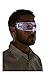 Neon Nightlife LED Light Up Glasses, White | Cyberpunk Goggles, Rezz Visor Robocop Futuristic Electronic Lights