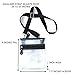 Clear Crossbody Messenger Bag with Adjustable Strap, NFL Stadium Clear Purse