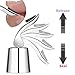 Wine Stoppers 2 PACK, SaikerMan Stainless Steel Wine Bottle Plug Saver, Reusable Vacuum Rubber Sealer, Keeps Wine Fresh