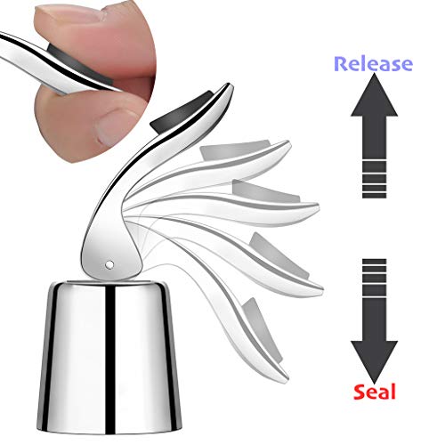 4 Stoppers+SaikerMan+Stainless+Bottle+Reusable