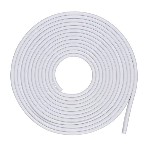 5 m Car Door Edge Protector Rubber Door Edge Guard Molding Trim Strip Anti-Scratch (Color White)