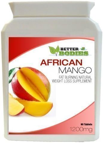 African Mango Diet Pills Weight Loss 1200mg 90 Tablets Bottle