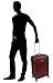Lucas Outlander Hard Case 24 inch Expandable Rolling Suitcase With Spinner Wheels (One Size, Burgundy)