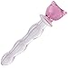 Crystal Glass Pleasure Wand Dildo Penis - AKStore - Bear/Cat, Pink