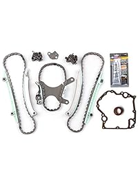 SCITOO TKMI047NG - Juego de juntas de cadena de cronometraje compatible con Dodge Jeep 03-08 4.7L SOHC NGC JTEC