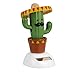 KODORIA Solar Powered Dancing Toy Bobbling Dancing Toy Car Desk Decorative Ornament Kids Children Birthday - Cactus