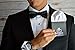 Pocket Squares Miami Men's Pocket Square Puff 7½ x 3¾ White