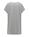 ZANZEA Womens Oversized Baggy Five-point Star Tops Round Neck Tee T-shirt (US 14, Grey)