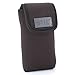 USA Gear AM FM Portable Radio Case - Personal Radio Travel Pouch with Belt Loop, Carabiner Clip Compatible with C. Crane CC Pocket AM FM, Prunus J-166, Retekess V115, Panasonic RF-P50d & More (Black)