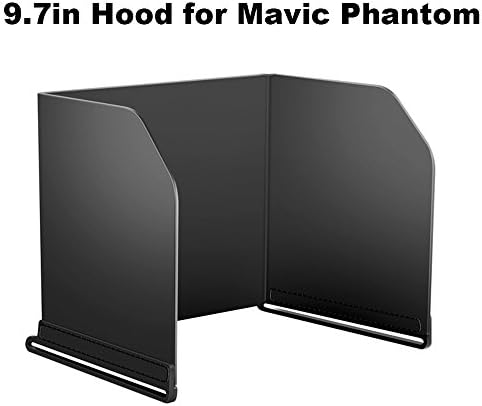 HeiyRC 9.7in Tablet Hood for DJI Mavic Pro and Spark DJI Phantom 3 Phantom 4,Folding Sun Shade for iPad air/Galaxy Tab S3,Drone Spare Parts