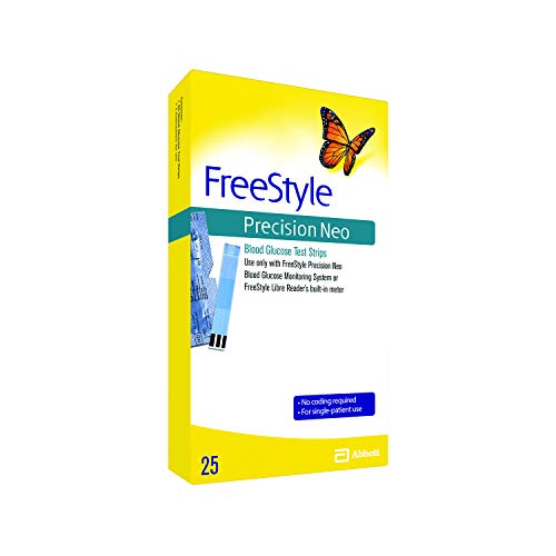 Freestyle Precision Neo Blood Glucose Test Strips, 25 Strips