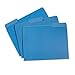 File Folder, 1/3 Cut Tab, Letter Size, Blue, Great for Organizing and Easy File Storage, 100 Per Box primary