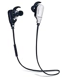 Bluetooth Headphones, Ansion Wireless Bluetooth Sport Earbuds Lightweight Stereo Earphones Noise Cancelling Headphones with Mic Sweat-proof In Ear Headset for Running, Workout, Gym. [Upgraded Version]