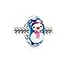 Christmas Snowman Winter Murano Glass 925 Sterling Silver Spacer Bead Fits European Charm Bracelet For Women For Teen