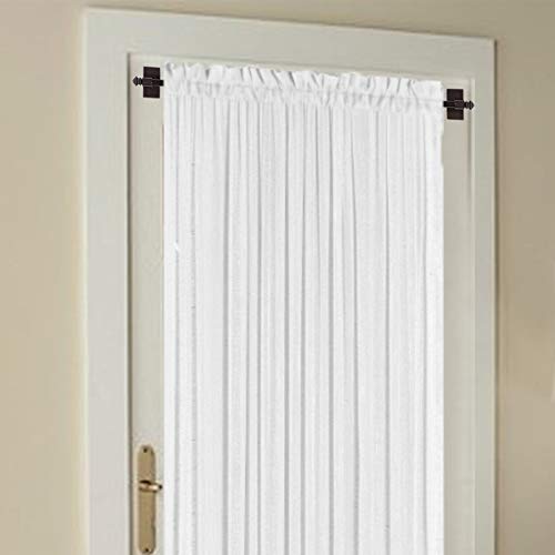 Curtain Rod MultiUse Adjustable Cafe Sidelight Rods