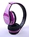 deep Purple Hi-Fi Over-Ear Stereo Bluetooth Headphones Built in Mic-Phone Talk with Phone or Listen Music Clearly, Built Noise Cancellation Technology, with Retail Package!