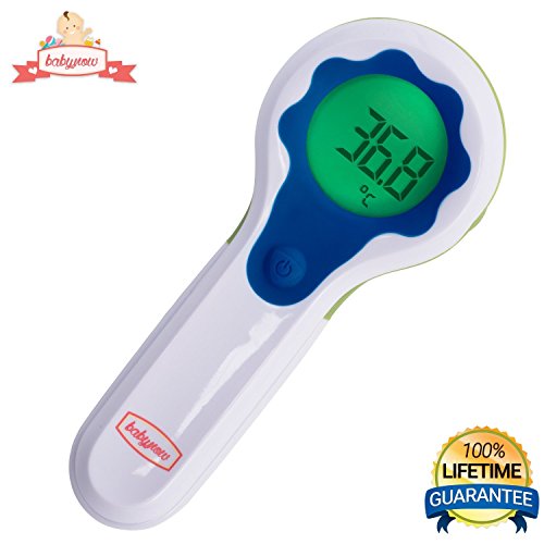 Babynow Digital Infrared Forehead Thermometer Non-Contact Thermometer Delivers Rapid, Accurate Results in One Quick Touchless Temporal Scan