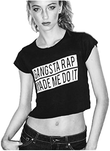 iAMMI Gangsta Rap made me do it T-Shirt Large Black