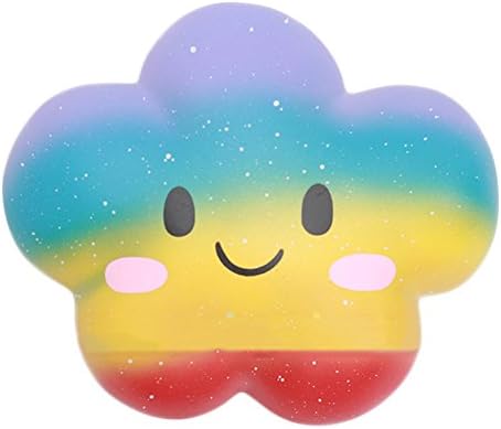 Weirui PU Foam Simulated Fruits Slow Rising Scented Toys Squishy Charms Stress Relief Toys (0 0 0 Clouds)