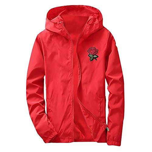iHPH7 Women Men Autumn Printing Long Sleeve Sunscreen Hooded Sweatshirt Pullover Tops