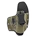 Infused Kydex USA Punisher OD Green IWB Hybrid Concealed Carry Holster (Right-Hand, Glock 17,19,22,23,25,26,27,28,31,32,34,35,41)