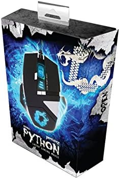Pentagonz Black Laser Gaming Mouse - 8D Illumination programable gaming mouse