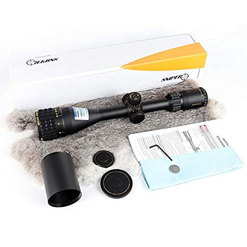 SNIPER NT 6-24x50 AOGL Rifle Scope Red/Green/Bule Illuminated Optics Sportting Scope Full Size for Hunting